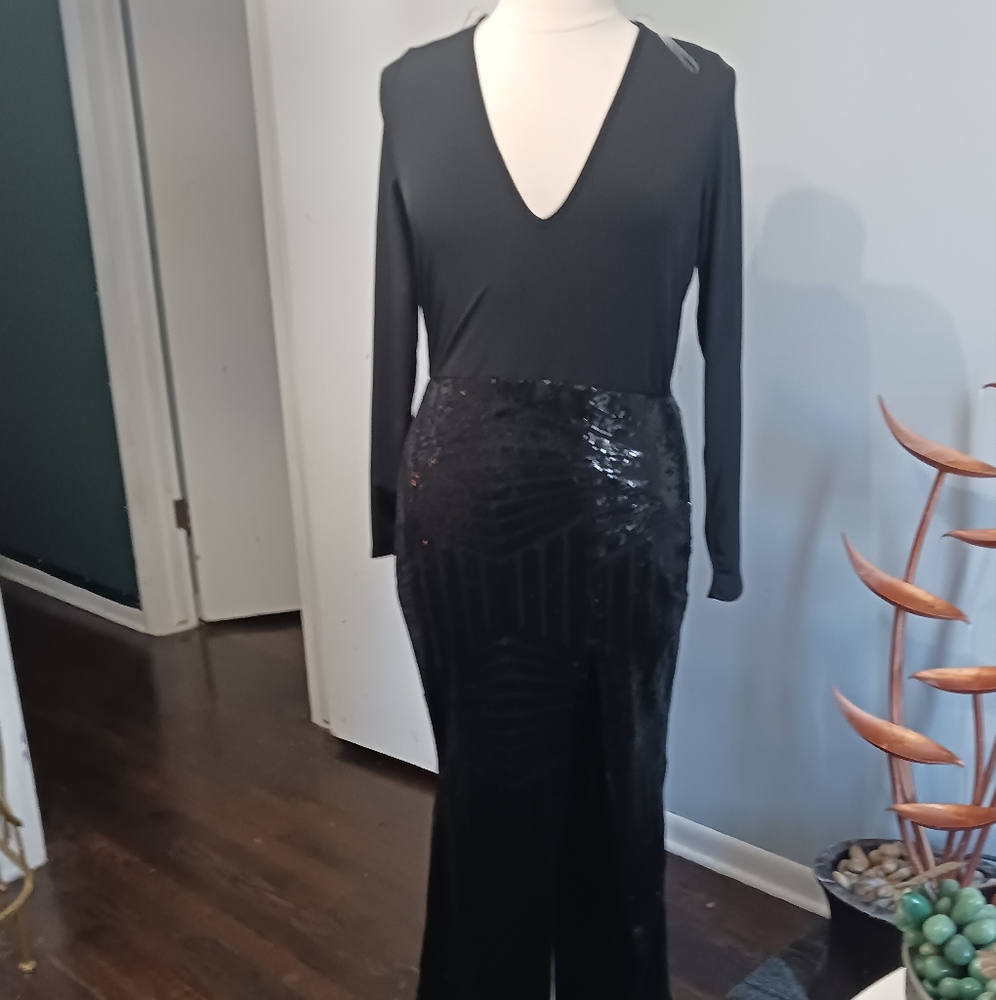 Sequin evening dress